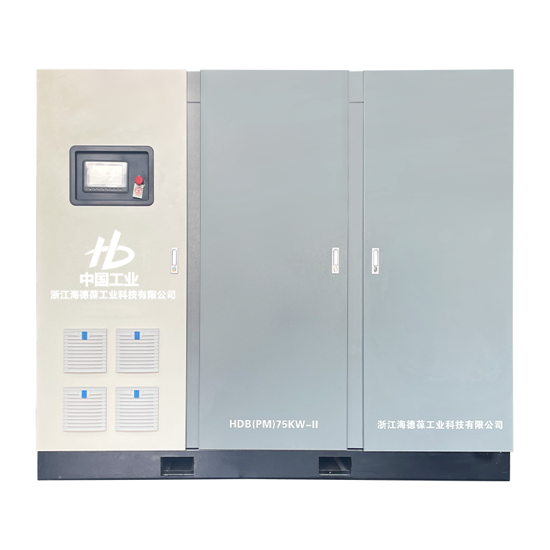 Compressor de dois estágios de parafuso duplo micro-óleo 100HP